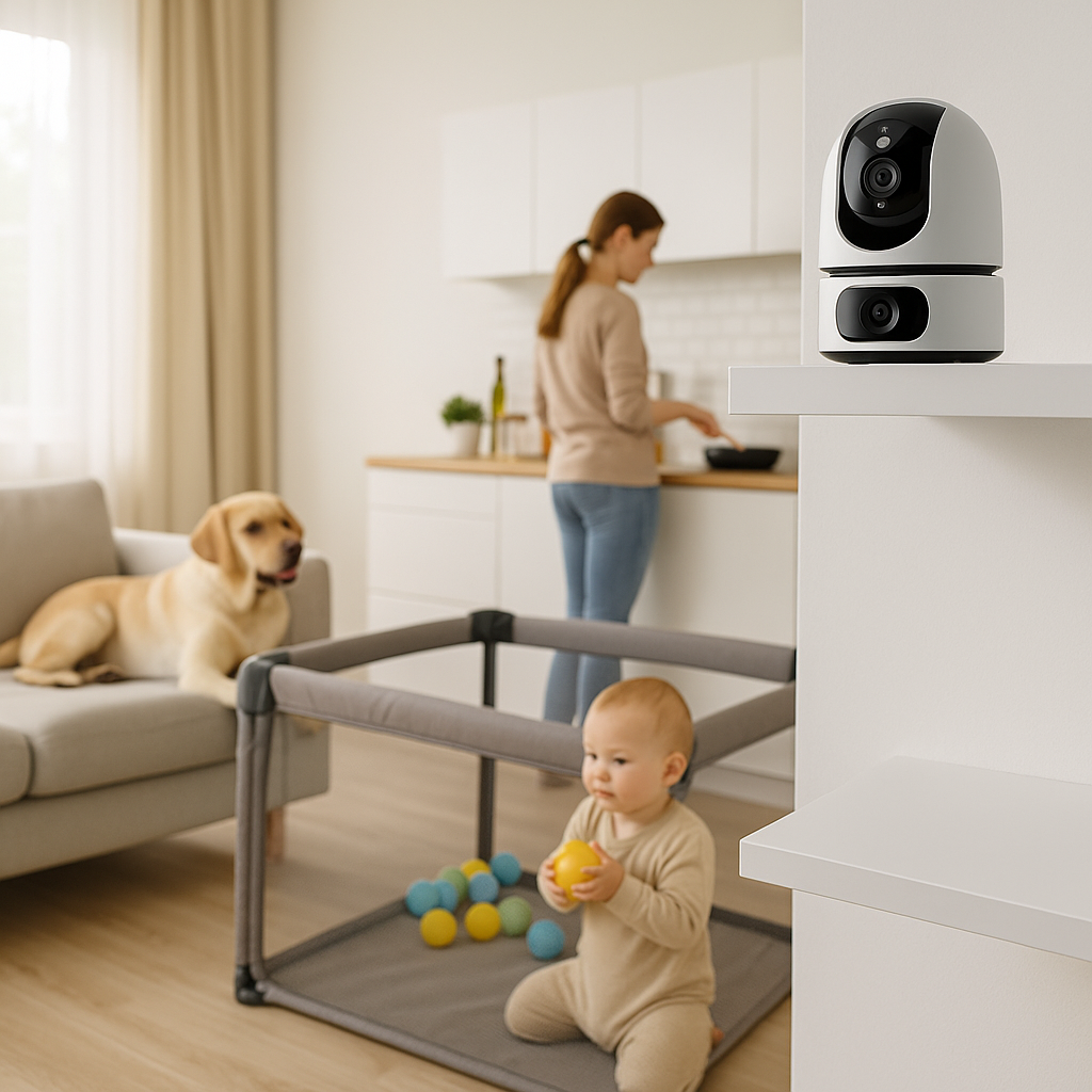 Cameră de supraveghere interior IMOU Ranger Dual Wi-Fi, dome, IP, 3MP fix + 3MP rotativ, 3.6mm, IR 15m, IPC-S2XP-6M0WED - imagine 10
