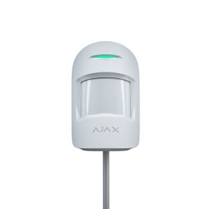 Detector cu fir PIR Ajax MotionProtect Fibră Alb