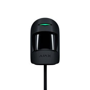 Detector cu fir PIR Ajax MotionProtect Fibră Negru