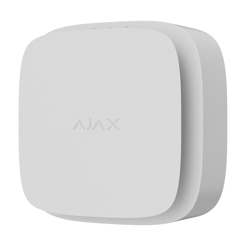 Detector Wireless de fum și temperatură Ajax FireProtect 2 RB (Heat/Smoke) Alb