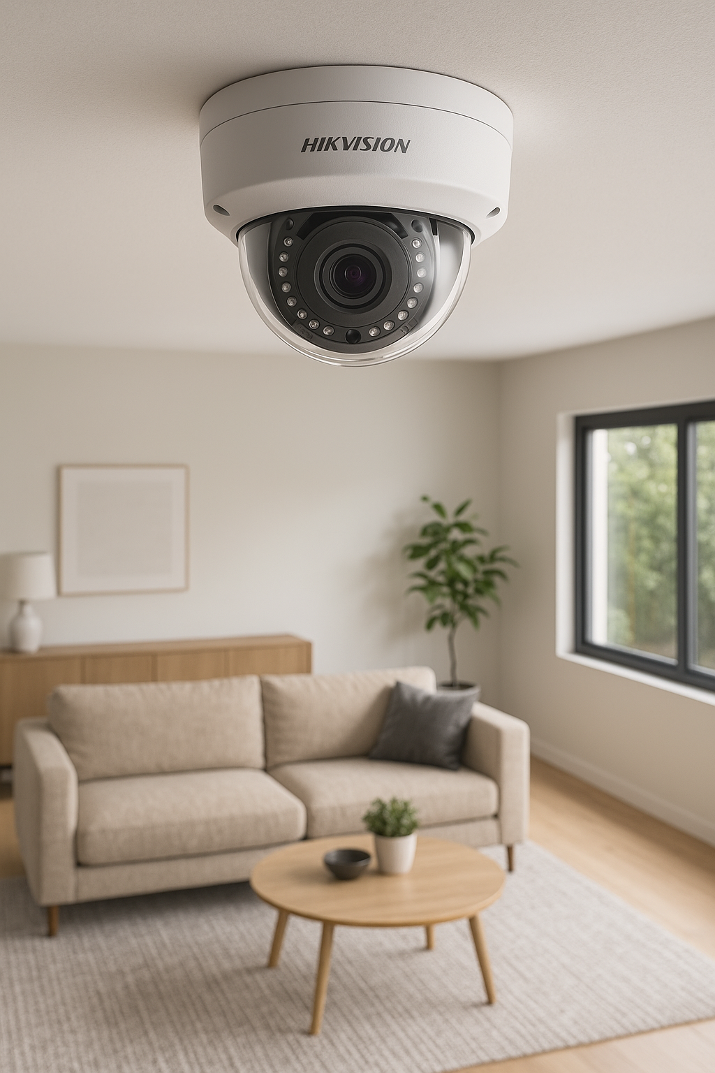Cameră de supraveghere interior Hikvision, dome, IP, 2MP, 2.8MM, IR 30m DS-2CD1121-I2FMGN - imagine 3