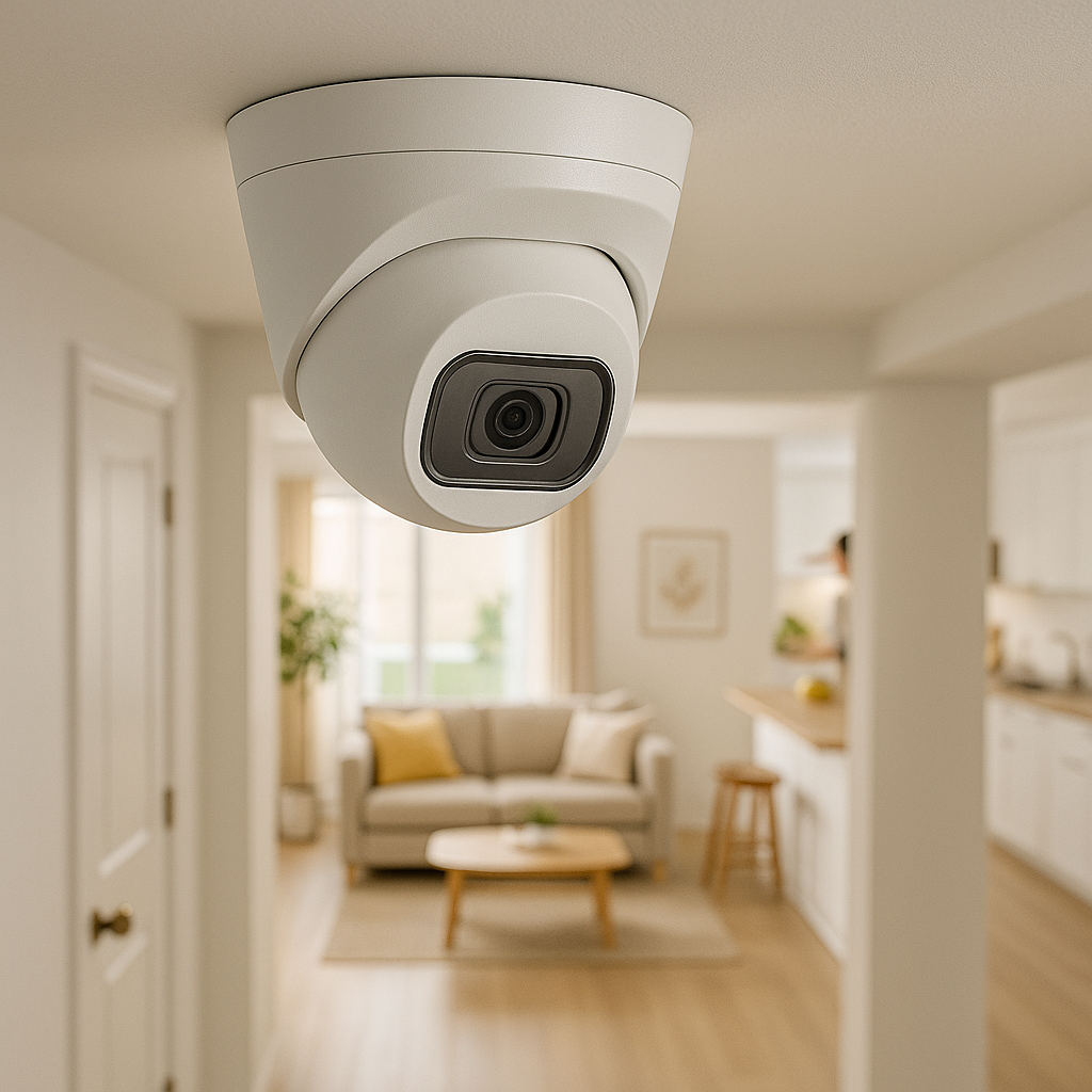Cameră de supraveghere interior Hikvision TurboHD, turret, Analog, 2MP, 2.8mm, IR 20m, DS-2CE76D0T-ITPFS2MGN - imagine 3
