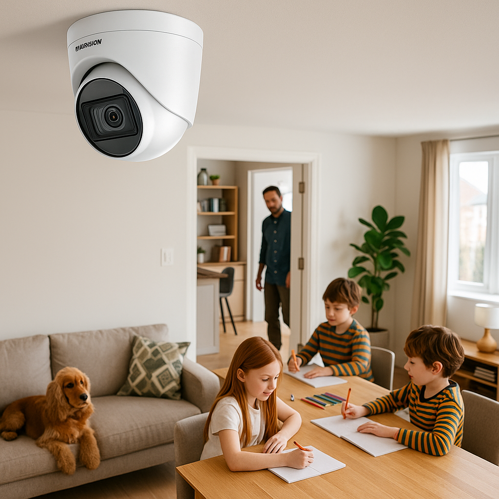 Camera de supraveghere interior Hikvision TurboHD, turret, Analog, 2MP, 2.8mm, IR 20m, DS-2CE76D0T-ITPF2CMGN - imagine 2