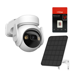 KIT Camera exterior IMOU Cell PT 4G + Panou Solar 7.2W + Card 128 GB KitImou4G128