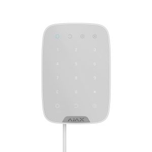 Tastatură cu fir Ajax Keypad Fibra Albă