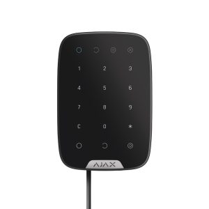 Tastatură cu fir Ajax Keypad Fibră Neagră