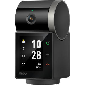 Cameră de supraveghere interior IMOU Rex VT Wi-Fi, 5MP, 3.6mm, IR 20m, slot microSD 256GB, ecran 2.4", Smart Tracking IPC-S2VBP-5M0WR